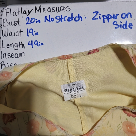 Vintage Fluttersleeved Windsor Spring Yellow Orange Ruffled Tiered Maxi Dress - Picture 5 of 7